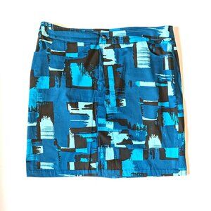 Calvin Klein skirt blue green size 16